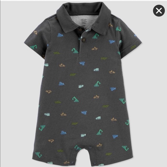 Carter's Other - Just One You/ Baby Boys' Construction Romper